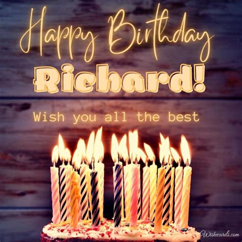 Beautiful Collection Of Birthday Cards For Richard