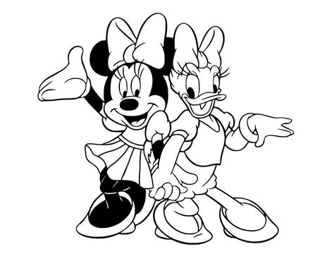 Minnie E Paperina Da Colorare Scarica Stampa O Colora Subito Online