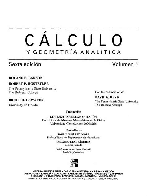 PDF Calculo Y Geometria Analitica Larson PDFSLIDE NET