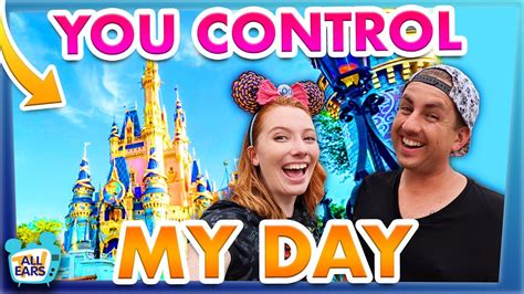 I Let Our Viewers Control My Day At Disney World Youtube