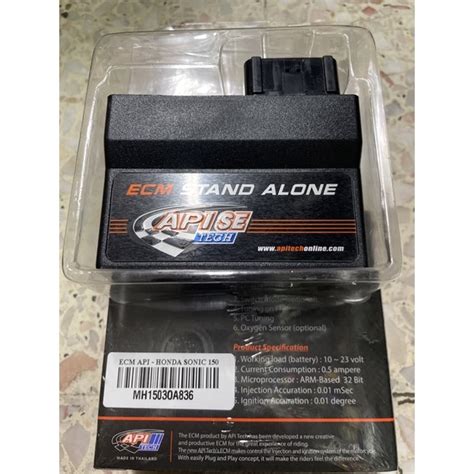 🎉100 Original🎉api Tech Ecm Stand Alone Racing Ecu Rs150 V12 Shopee