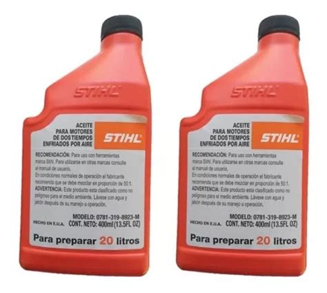 Aceite Aditivo Stihl 400 Ml 2 Pack MercadoLibre