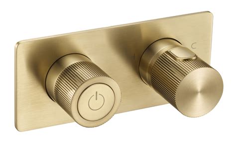 Thermostatic Concealed Push Button Outlet Shower Valve Just Taps