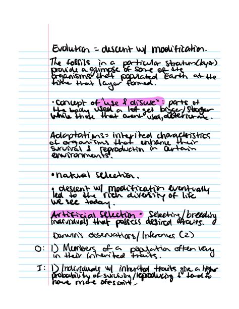 Chapter 22 Descent With Modification A Darwinian View Of Life