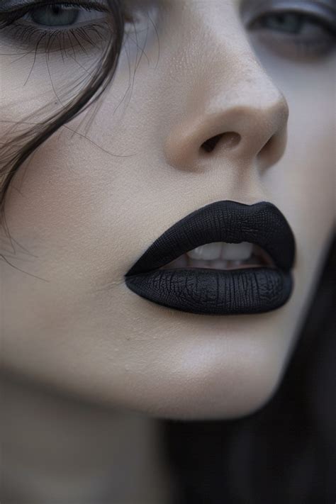 45+ Show-Stealing Black Lipstick Ideas