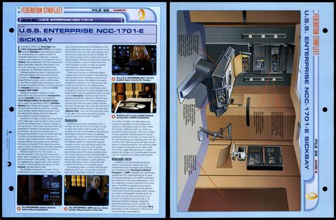 Sickbay USS Enterprise NCC 1701 E Star Trek Fact File Page