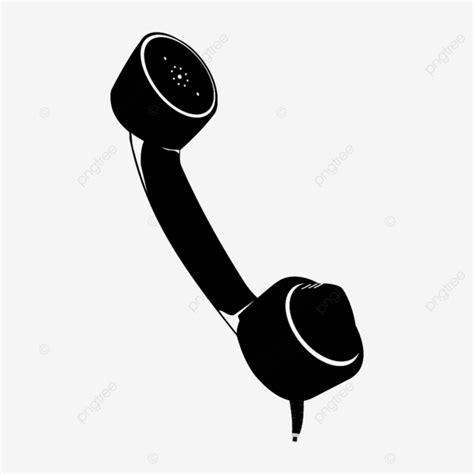 Telephone Handset Vector PNG Images Handset Vector Phone Communication