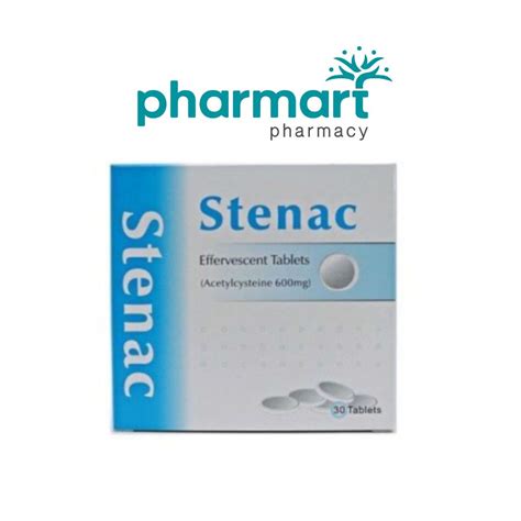 Stenac Effervescent Tablets Acetylcysteine Mg Tablets Exp