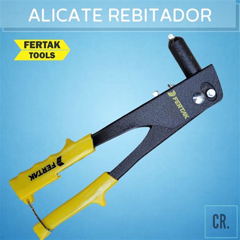 Alicate Rebitador Manual Fertak Tools 10 Rebitadeira Profissional