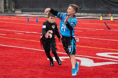 The Rain Didnt Stop These Flag Football Players Sunday Afternoon 61