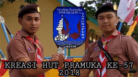 Penampilan Adik Adik Pramuka Sma Negeri 1 Sangkapura Hut Pramuka 2018