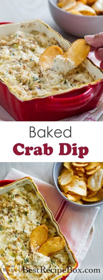 Baked Hot Crab Dip Recipe Thats Hot N Cheesy And Easy Best Recipe Box