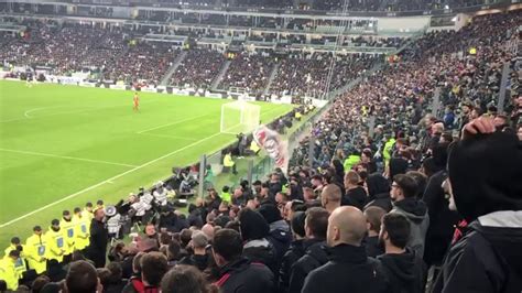 Curva Sud Milano In Trasferta Allo Juventus Stadium YouTube