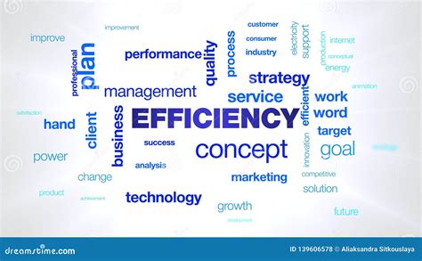 Efficiency Concept Business Management Quality Strategy Technology