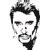 Stickers JOHNNY HALLYDAY Musique Chanteurs Groupes Etc Destock