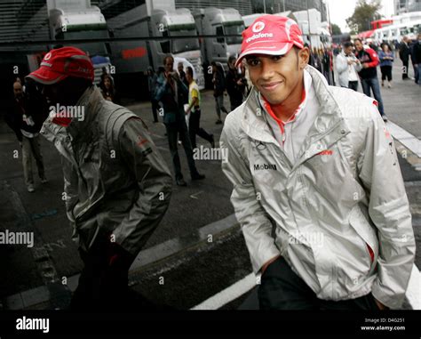 British Formula One Driver Lewis Hamilton Of Mclaren Mercedes Pictured