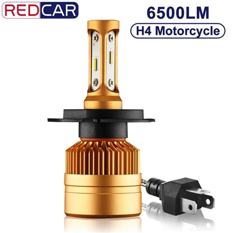 Pcs H Led Motorcycle Headlight Hb H Led Moto Bulbs Lm V