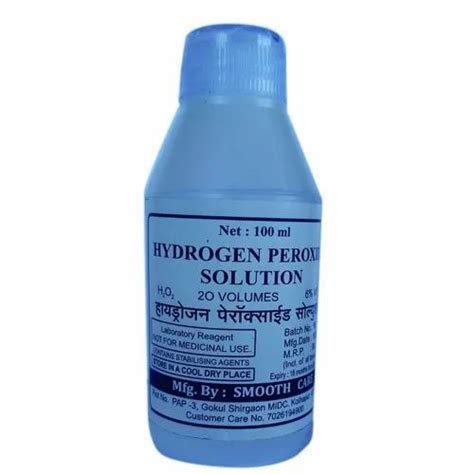 100 Ml Hydrogen Peroxide Solution At Rs 25piece Hydrogen Peroxide