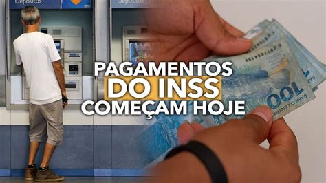 Pagamentos do INSS começam HOJE Confira todas as datas através do