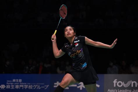 Potret Gregoria Mariska Tunjung Di Japan Masters