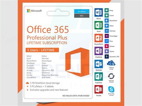 Microsoft Office Pro Plus Devices Tb Lifetime Etsy