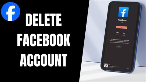 How To Delete A Facebook Account On Iphone Youtube