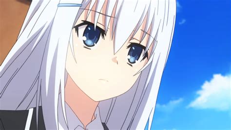 Wallpaper Tobiichi Origami Date A Live Long Hair White Hair Anime