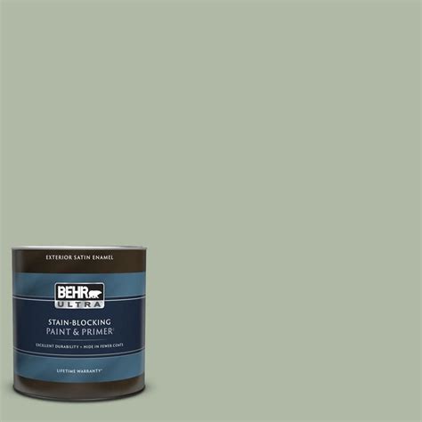 Behr Ultra Qt N Jojoba Satin Enamel Exterior Paint Primer