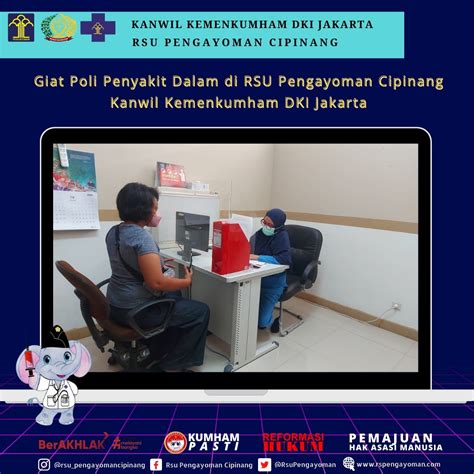 Giat Poli Interna Rsu Pengayoman Cipinang Kanwil Kemenkumham Dki