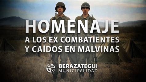 Homenaje A Los Ex Combatientes Y Ca Dos De Malvinas Berazategui Youtube