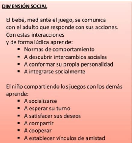Dimensiones Del Desarrollo Dimensión Personal Social