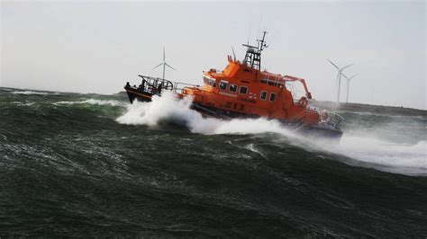 Rosslare Harbour Rnli Crew Honoured For Storm Ophelia Rescue Mission