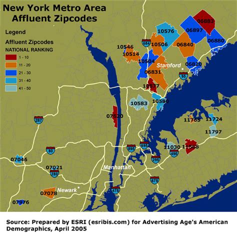 Exploring Americas Richest Zip Codes Ad Age