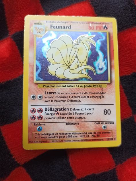 Pokemon Feunard Holo Ninetales Base Set Opole Licytacja