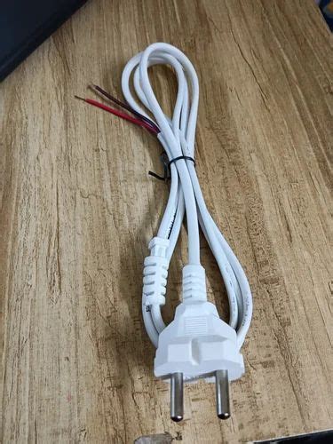 PVC 2 Pin Power Cord For Electric Appliance At Rs 20 Piece In Surat