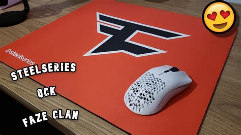 Unboxing Steelseries Qck Faze Clan Youtube