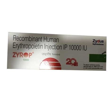 Liquid 10000 Iu Zyrop Injection For Anti Cancer Prescription At Rs