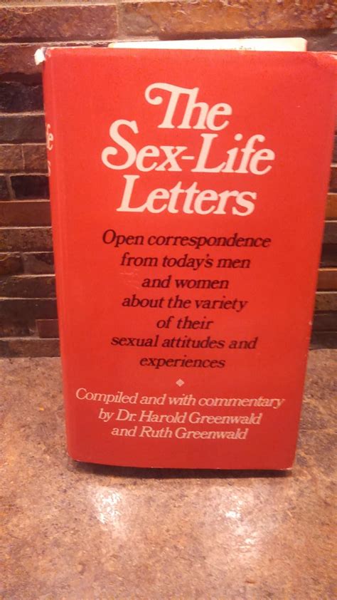 The Sex Life Letters Amazon Co Uk Greenwald Harold 9780874770056 Books