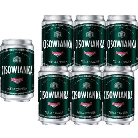 Cisowianka Naturalna Woda Mineralna Niegazowana 330 Ml X 6 Sztuk