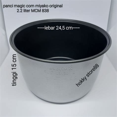 Jual Panci Magic Miyako Original MCM 838 Teflon Rice Cooker 2 2