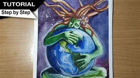 Save Our Mother Earth Drawing