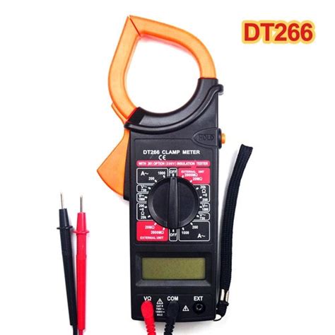 Jual Tang Ampere Digital Dt 266 Clamp Meter Multimeter Multitester DV