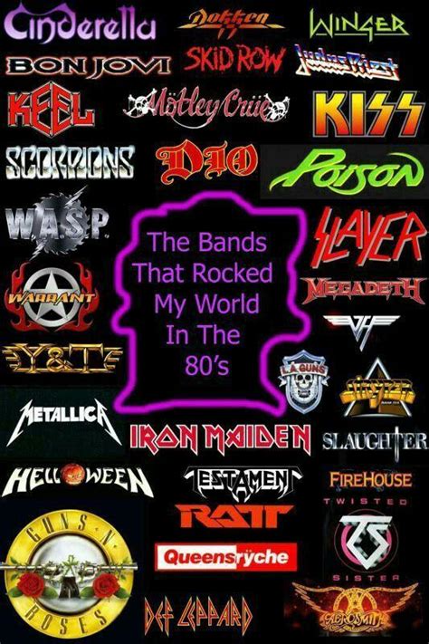 70s Rock Bands Logo Logodix