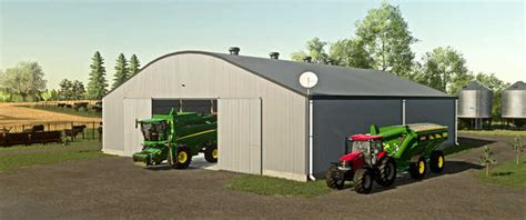 FS22 Shed With Workshop And Office v 1 0 Sheds Mod für Farming