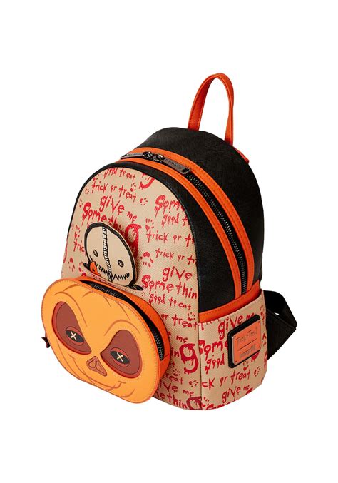 Loungefly Trick R Treat Sam Pumpkin Cosplay Mini Backpack Halloween