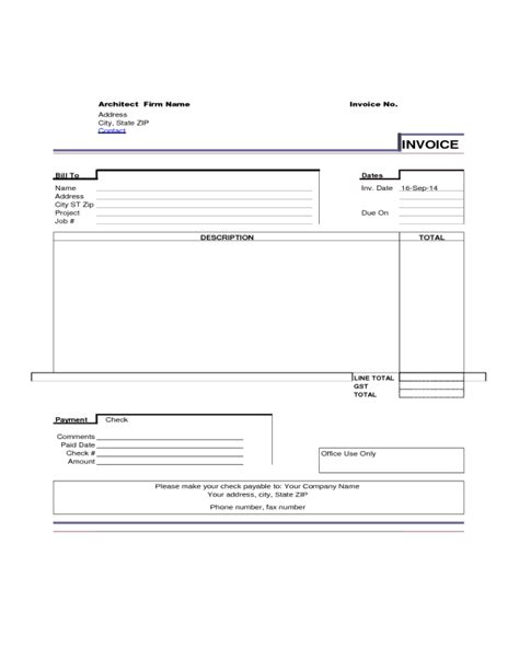 2022 Business Invoice Template Fillable Printable Pdf Forms Handypdf Images