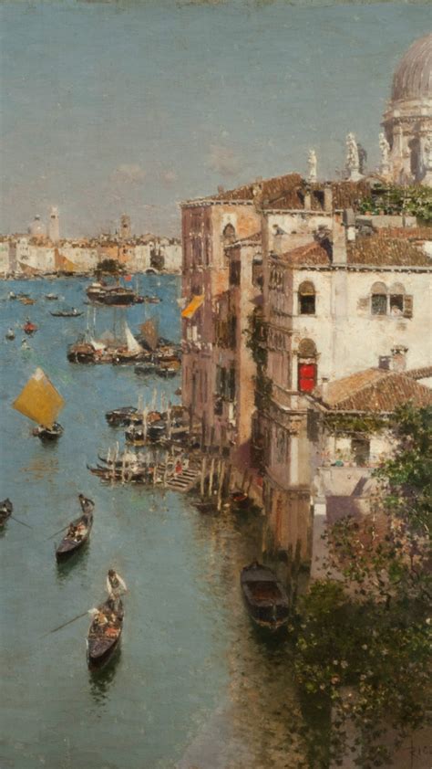 Art Wallpapers Martin Rico Y Ortega 1833 1908 Venetian Canal