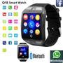 Smartwatch Q Rel Gio Inteligente Bluetooth Chip Preto Smart