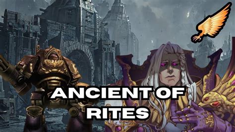 Rylanor Ancient Of Rites Warhammer 40k Lore Youtube