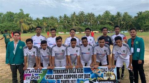 16 Tim Sepakbola Ramaikan KKM T Cup Cot Jrat Bireuen Serambinews